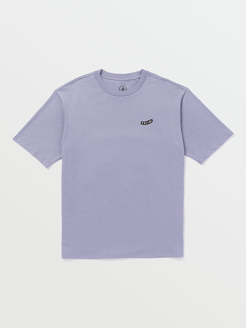 Boxy Blank Short Sleeve Tee - Violet Dust