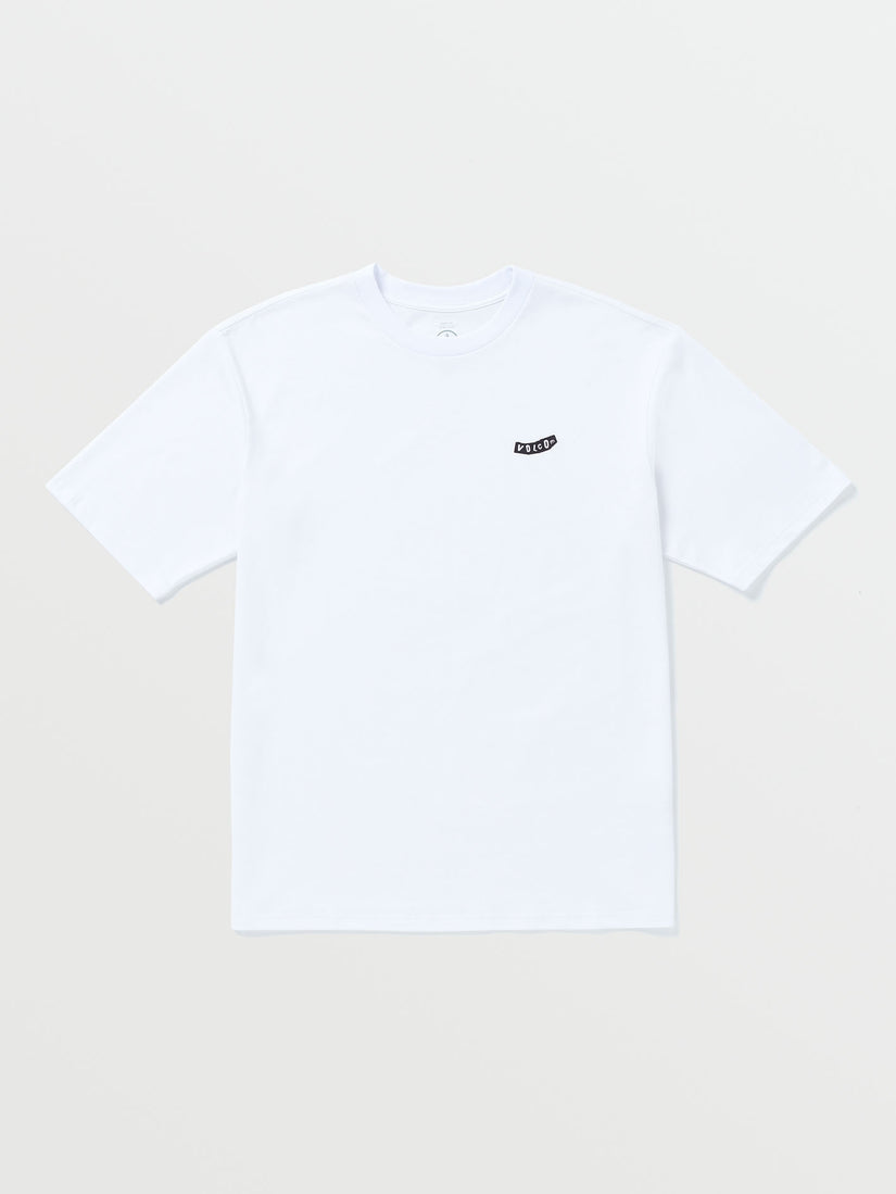 Boxy Blank Short Sleeve Tee - White