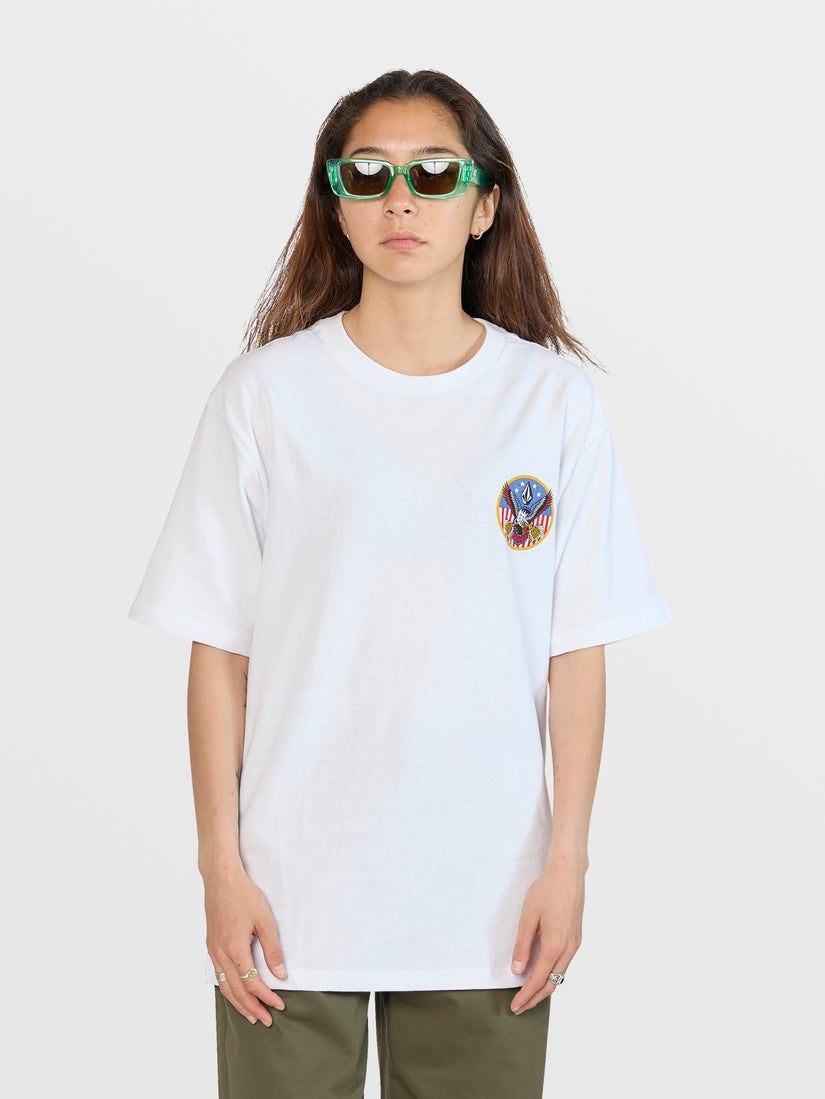 Freedomeagle Short Sleeve Tee Shirt - White