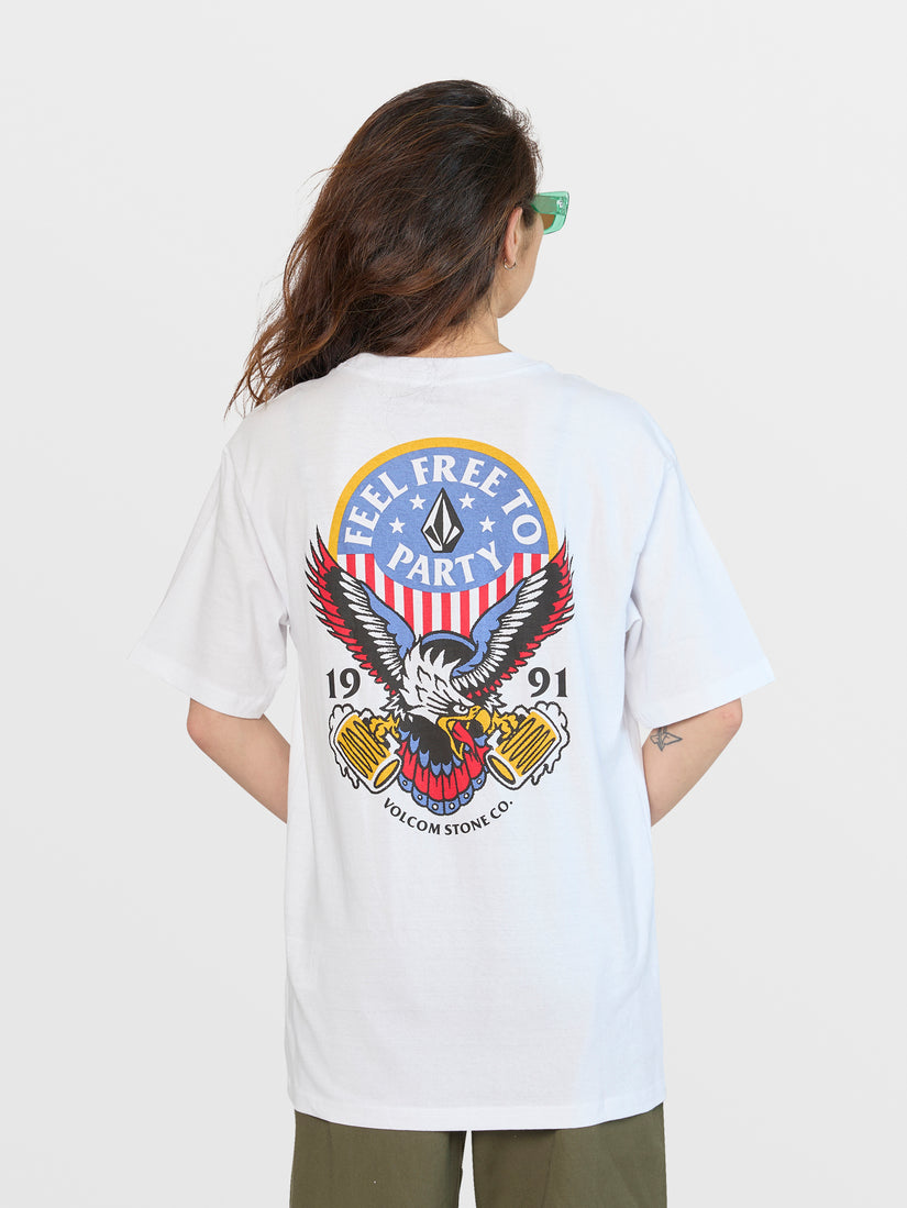 Freedomeagle Short Sleeve Tee Shirt - White