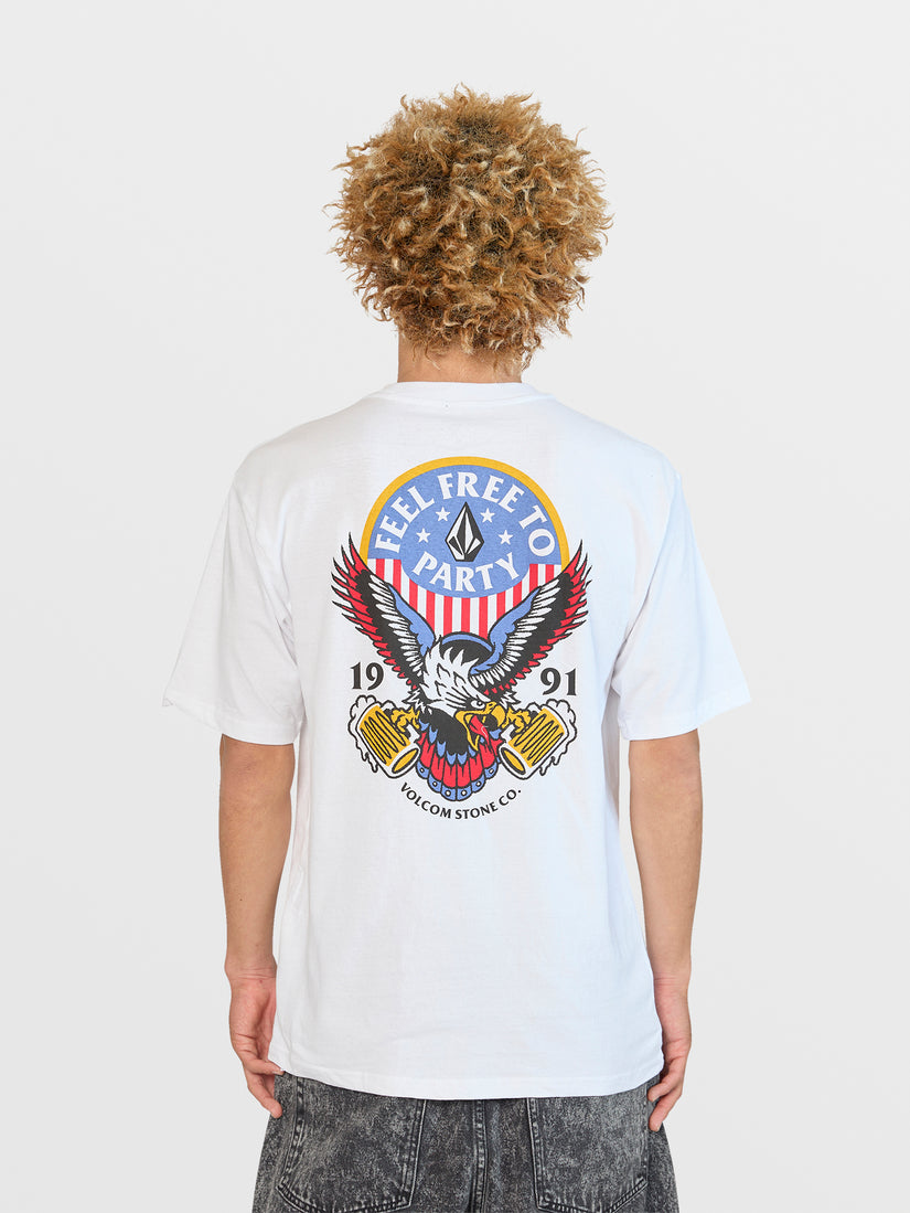 Freedomeagle Short Sleeve Tee Shirt - White