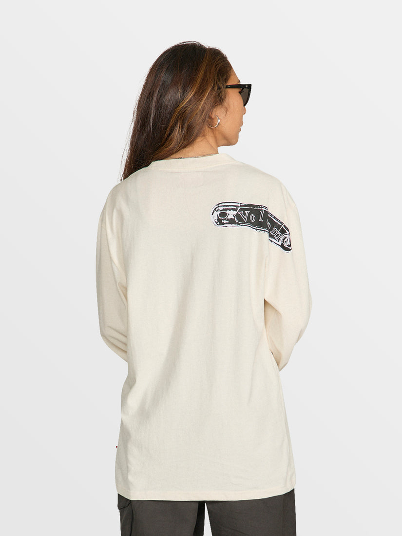 Tokyo True Arrows Long Sleeve Tee - Dirty White