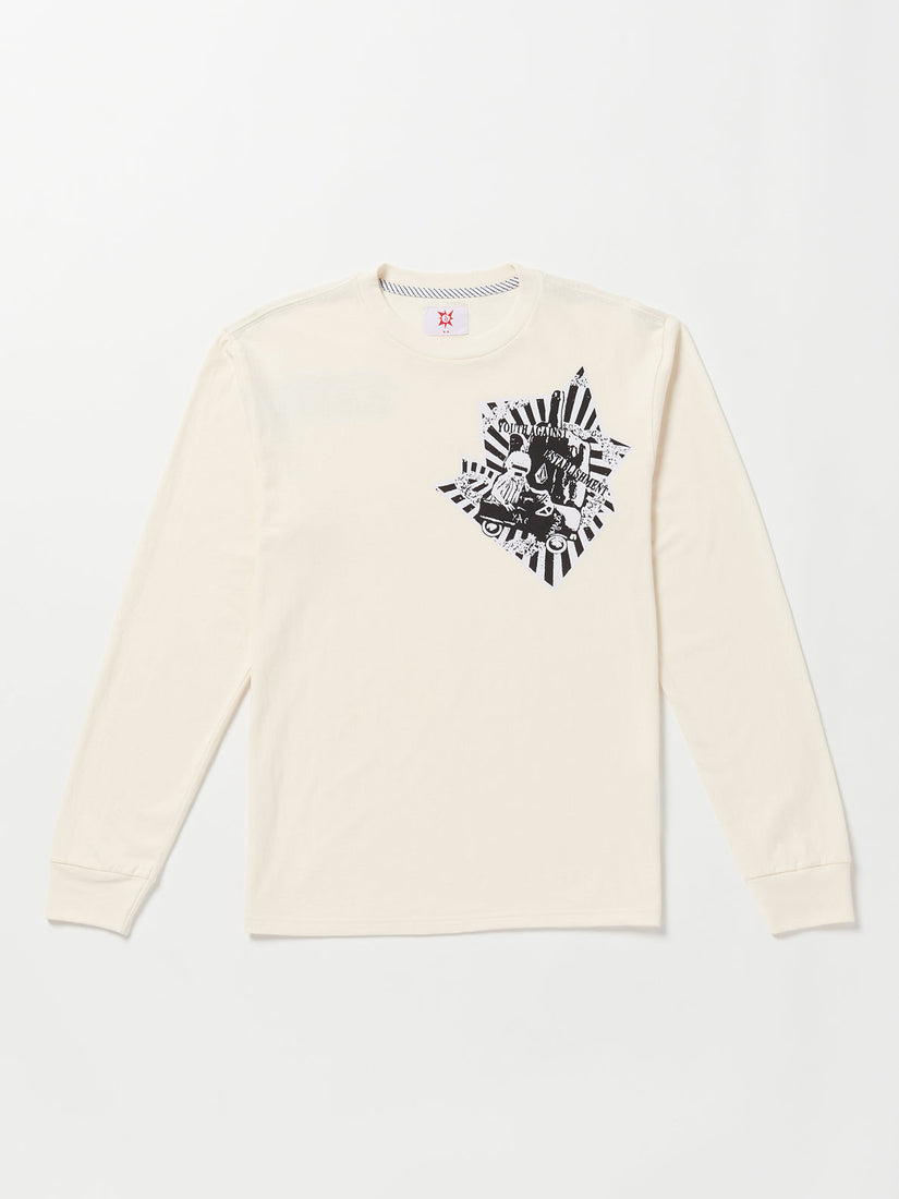 Tokyo True Arrows Long Sleeve Tee - Dirty White