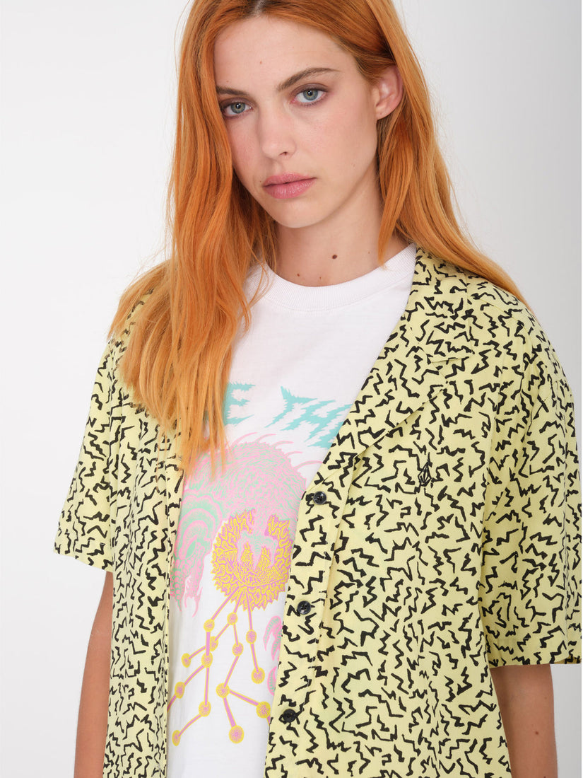 Womens Surfpunk Shirt - AURA YELLOW