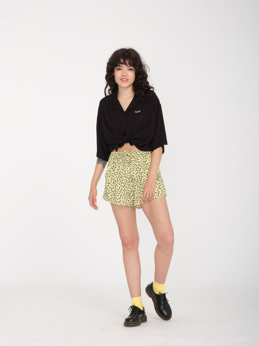 Womens Surfpunk Short - AURA YELLOW