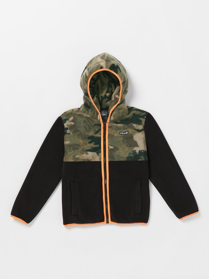 Big Boys Pulloverlar Fleece Zip Jacket - Camouflage