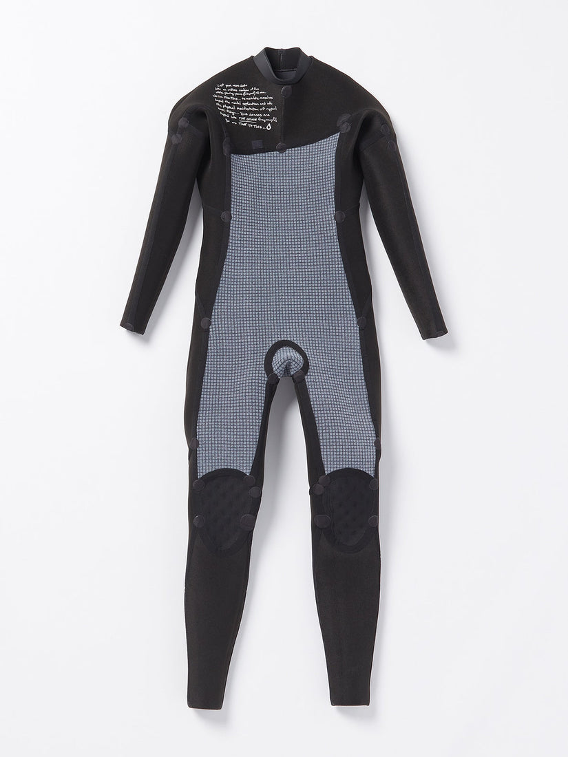 Big Boys Modulator 3/2mm Chest Zip Long Sleeve Fullsuit - Charcoal