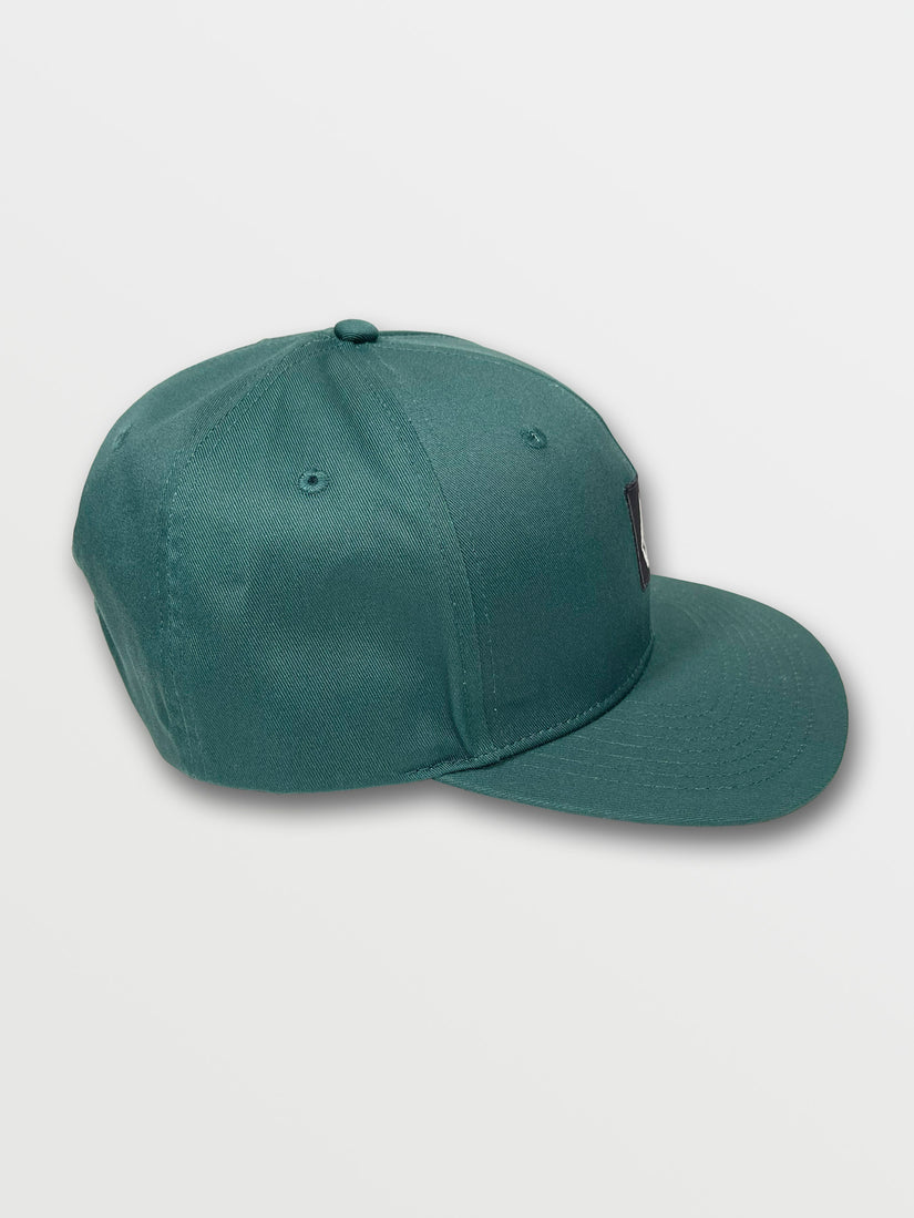 V Square Snapback - Fir Green