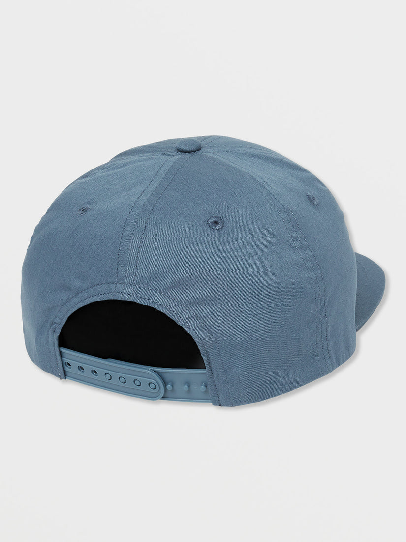 V Square Snapback Hat - Smokey Blue