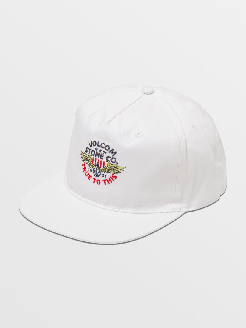 Moxey Adjustable Hat - White Flash