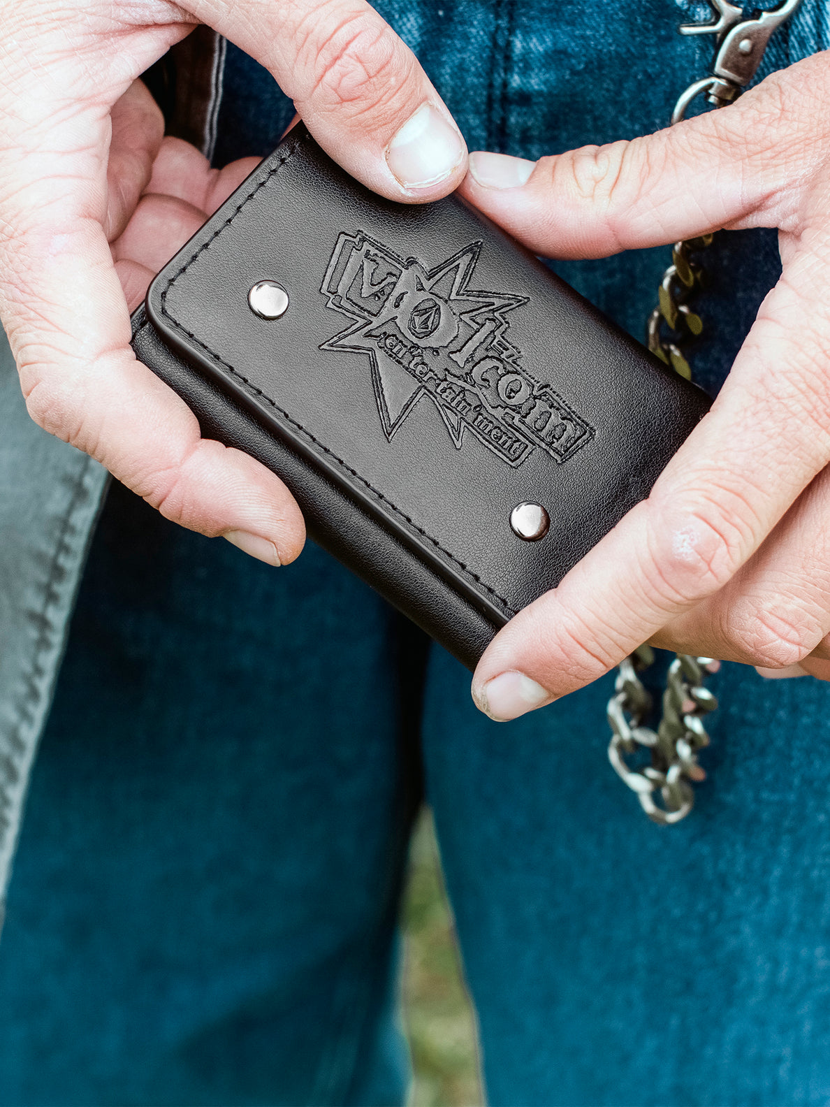 Volcom Entertainment Leather Wallet - Black – Volcom Japan