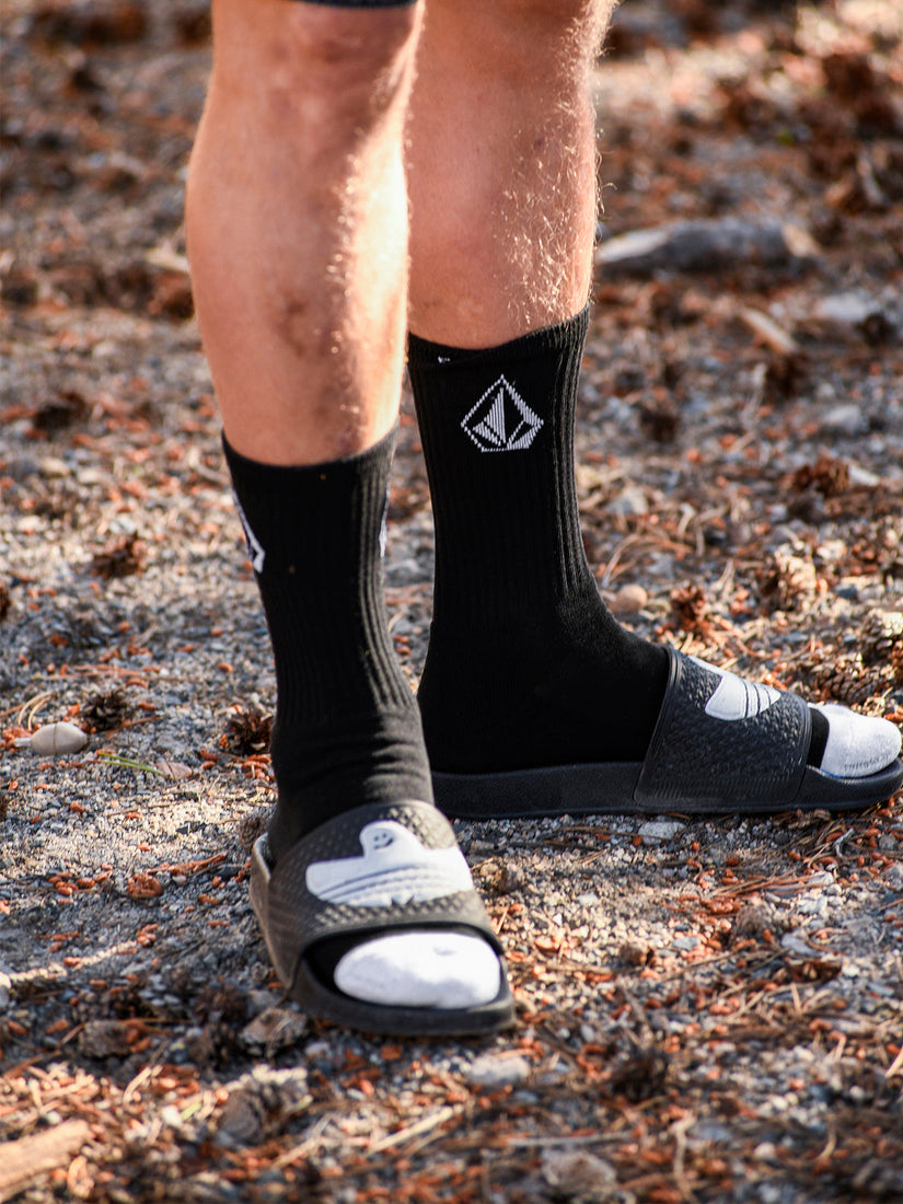 Full Stone 3 Pack Socks - Black