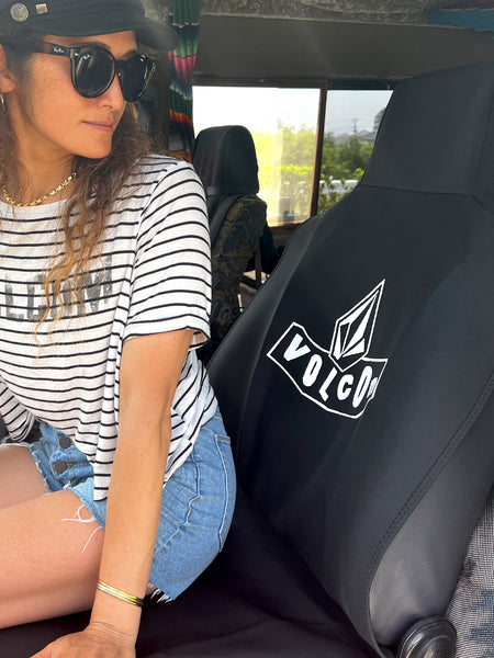 Pistol Stone Driver Seat Cover - Black | Volcom Japan