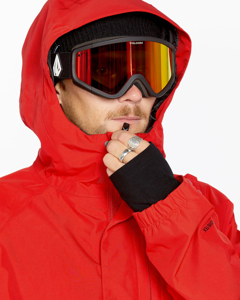 Mens Dua Insulated Gore Jacket - Crimson