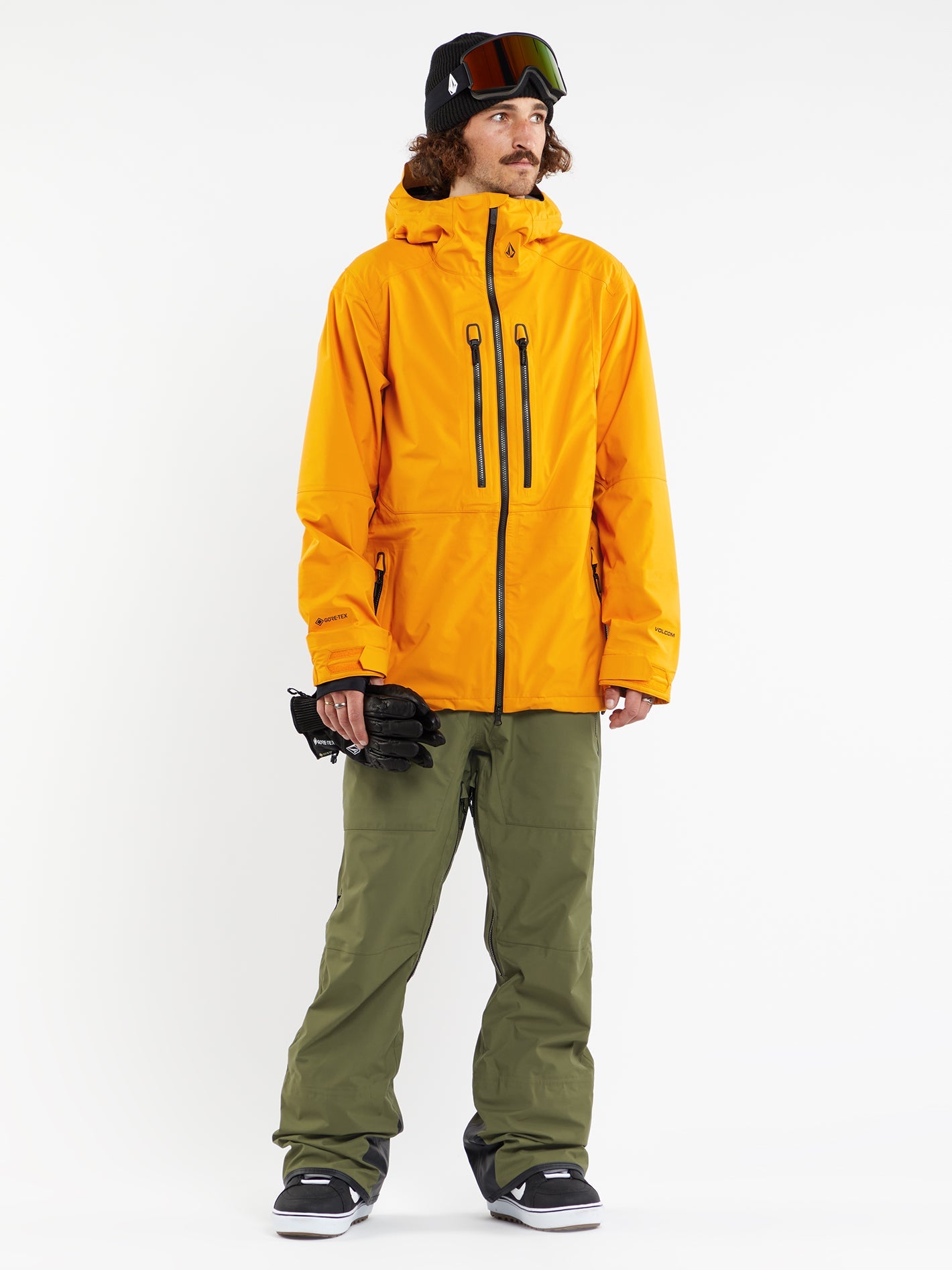 Mens Guide Gore-Tex Jacket - Gold | Volcom Japan