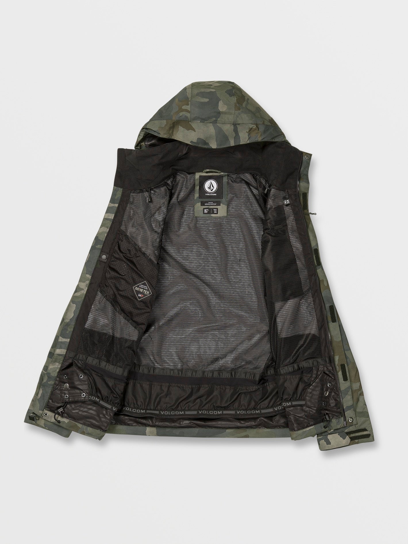 Mens V.Co Stretch Gore-Tex Jacket - Cloudwash Camo | Volcom Japan