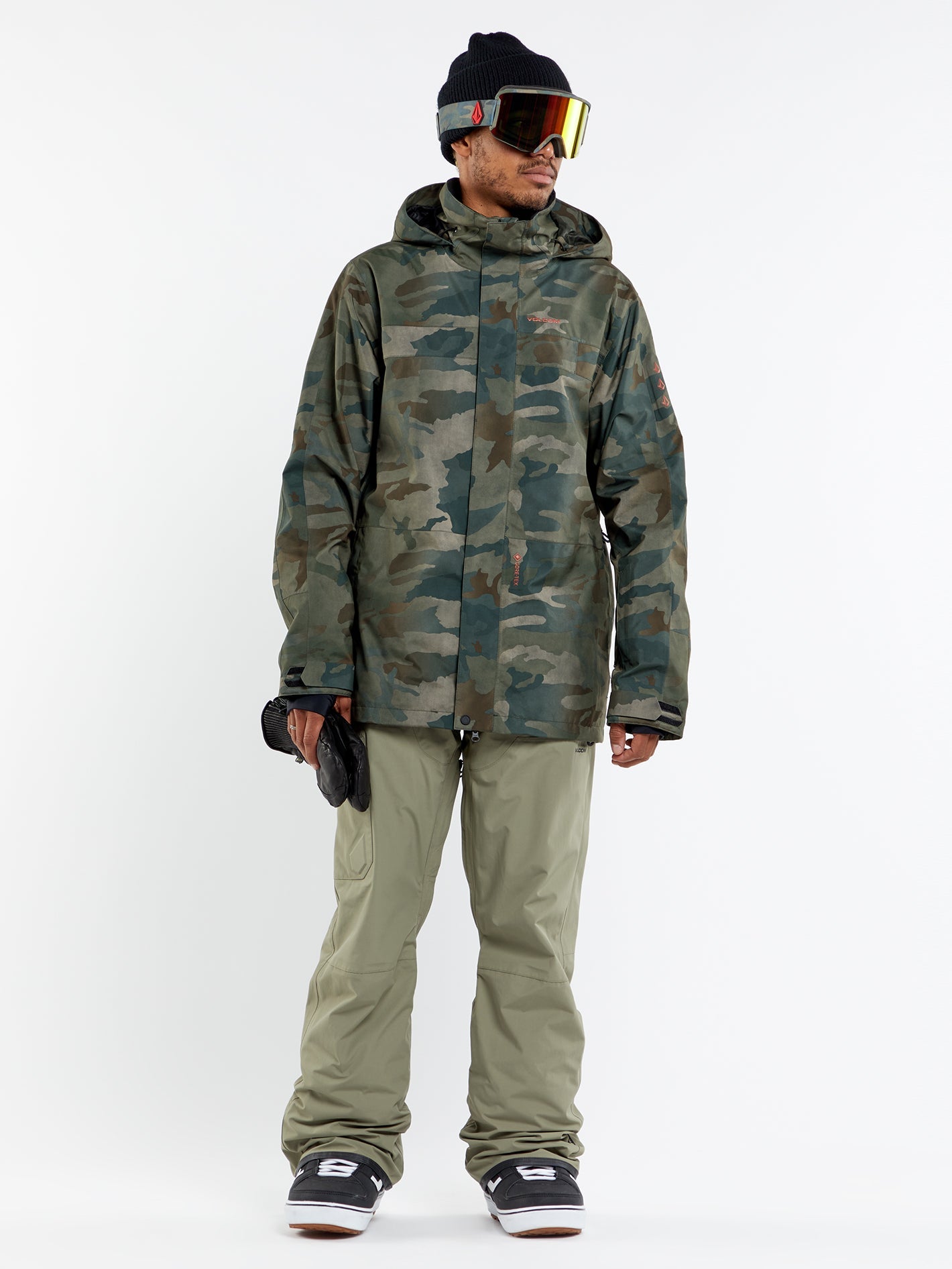 Mens V.Co Stretch Gore-Tex Jacket - Cloudwash Camo | Volcom Japan