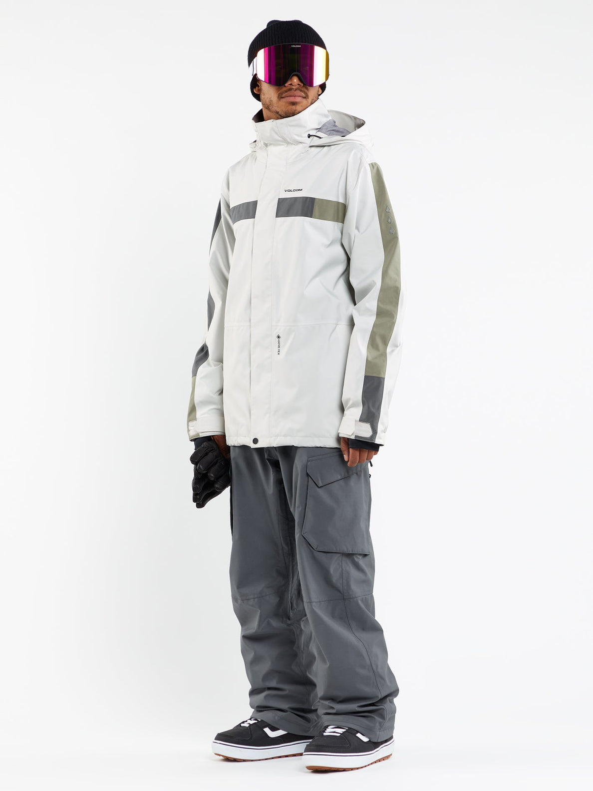 Mens V.Co Stretch Gore-Tex Jacket - Ice – Volcom Japan