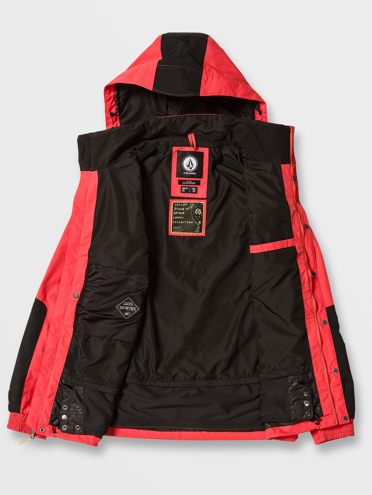 Mens Longo Gore-Tex Jacket - Orange – Volcom Japan