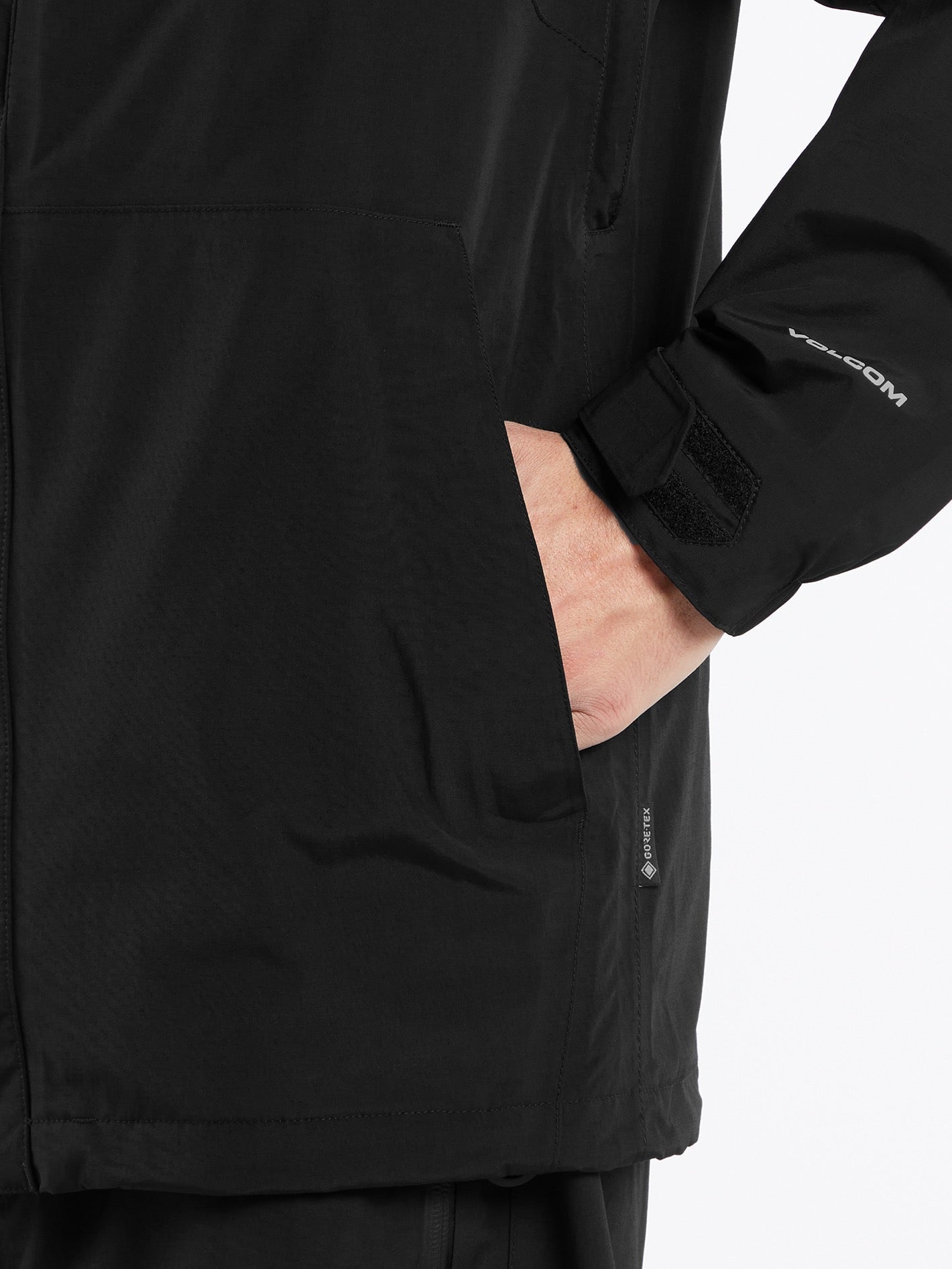 Mens L Gore-Tex Jacket - Black | Volcom Japan