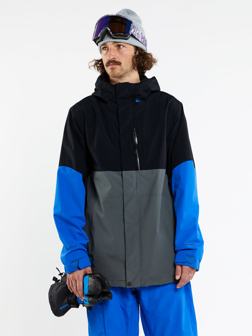 Mens L Gore-Tex Jacket - Electric Blue