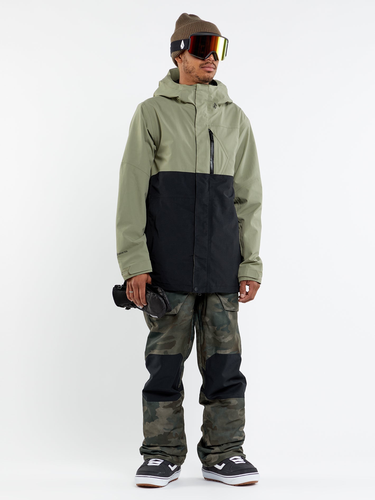 Mens L Gore-Tex Jacket - Light Military – Volcom Japan