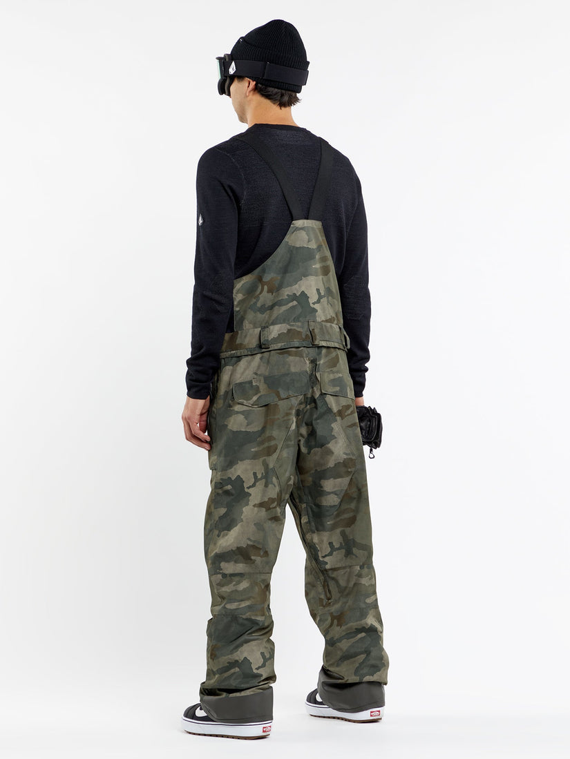 Mens Rain Gore-Tex Bib Overalls - Cloudwash Camo