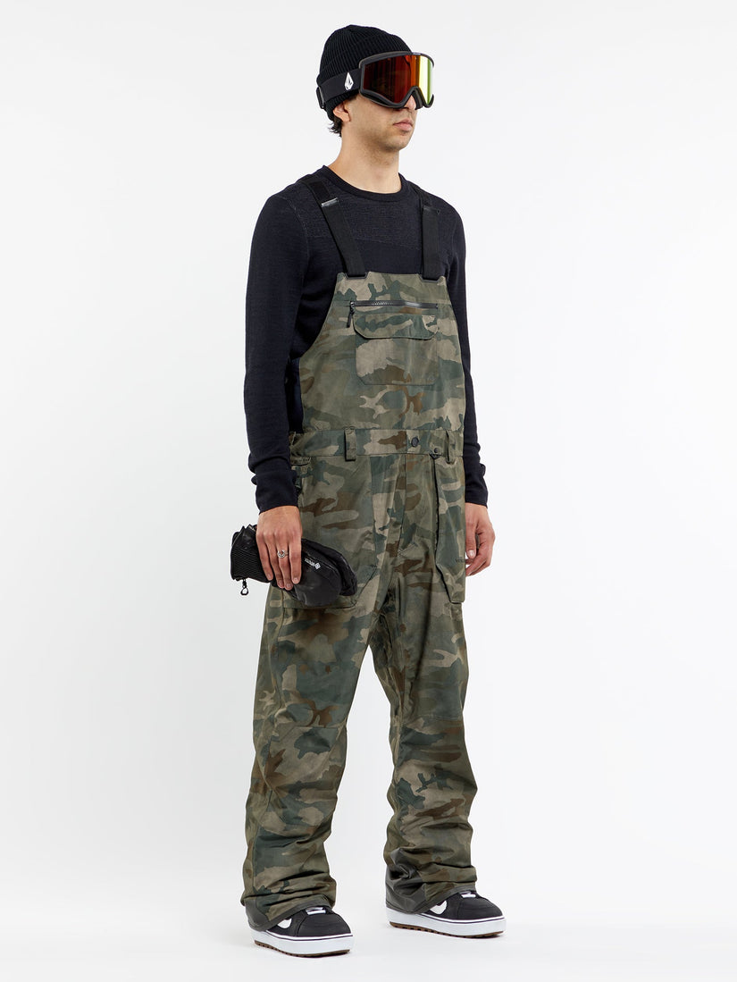 Mens Rain Gore-Tex Bib Overalls - Cloudwash Camo