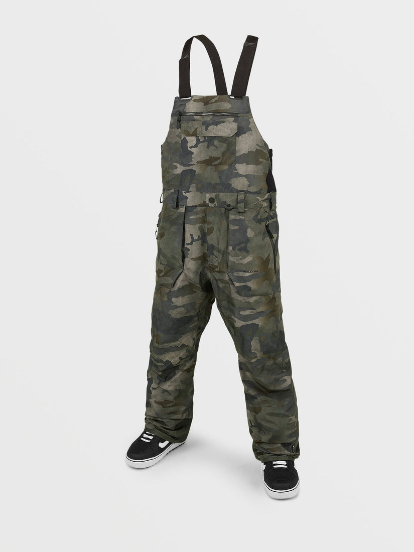 Mens Rain Gore-Tex Bib Overalls - Cloudwash Camo