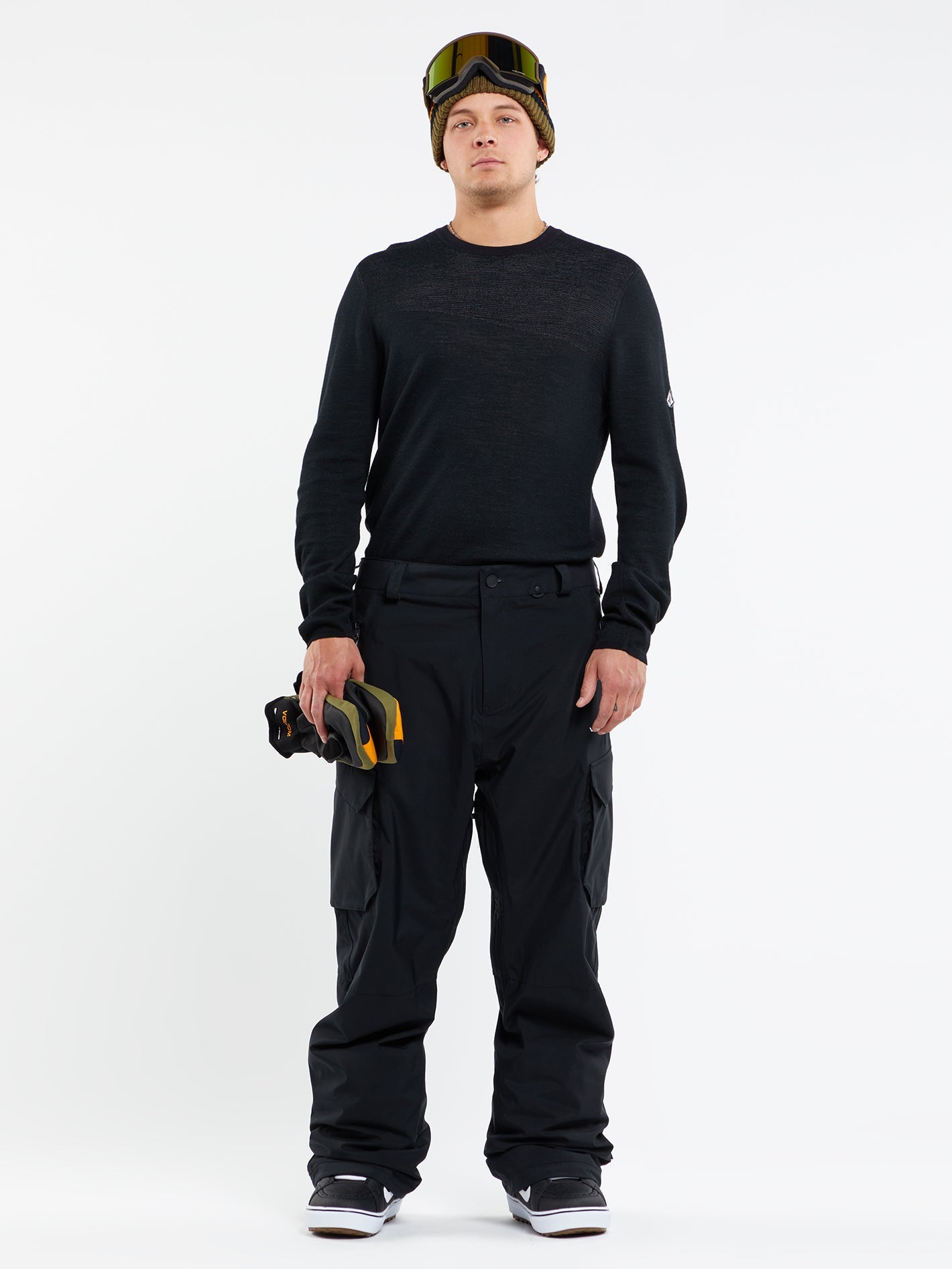 Mens Stone Stretch Gore-Tex Pants - Black | Volcom Japan