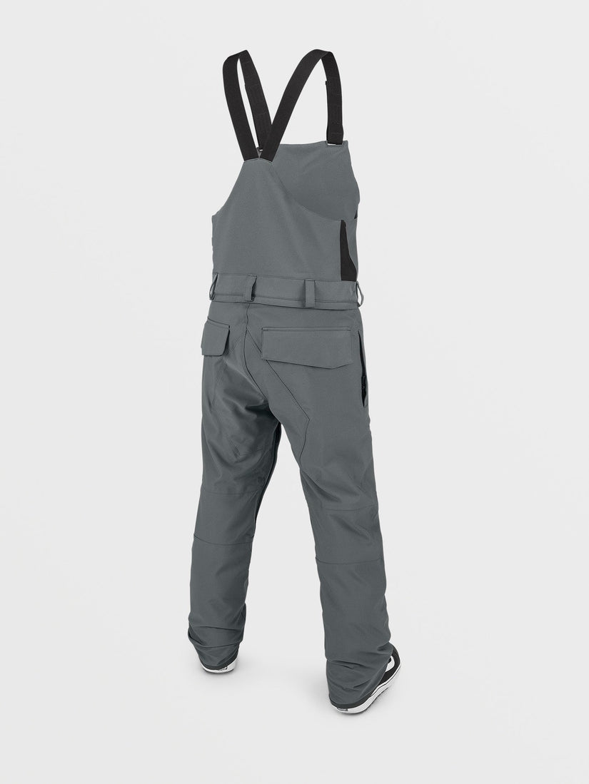 Mens Roan Bib Overalls - Dark Grey