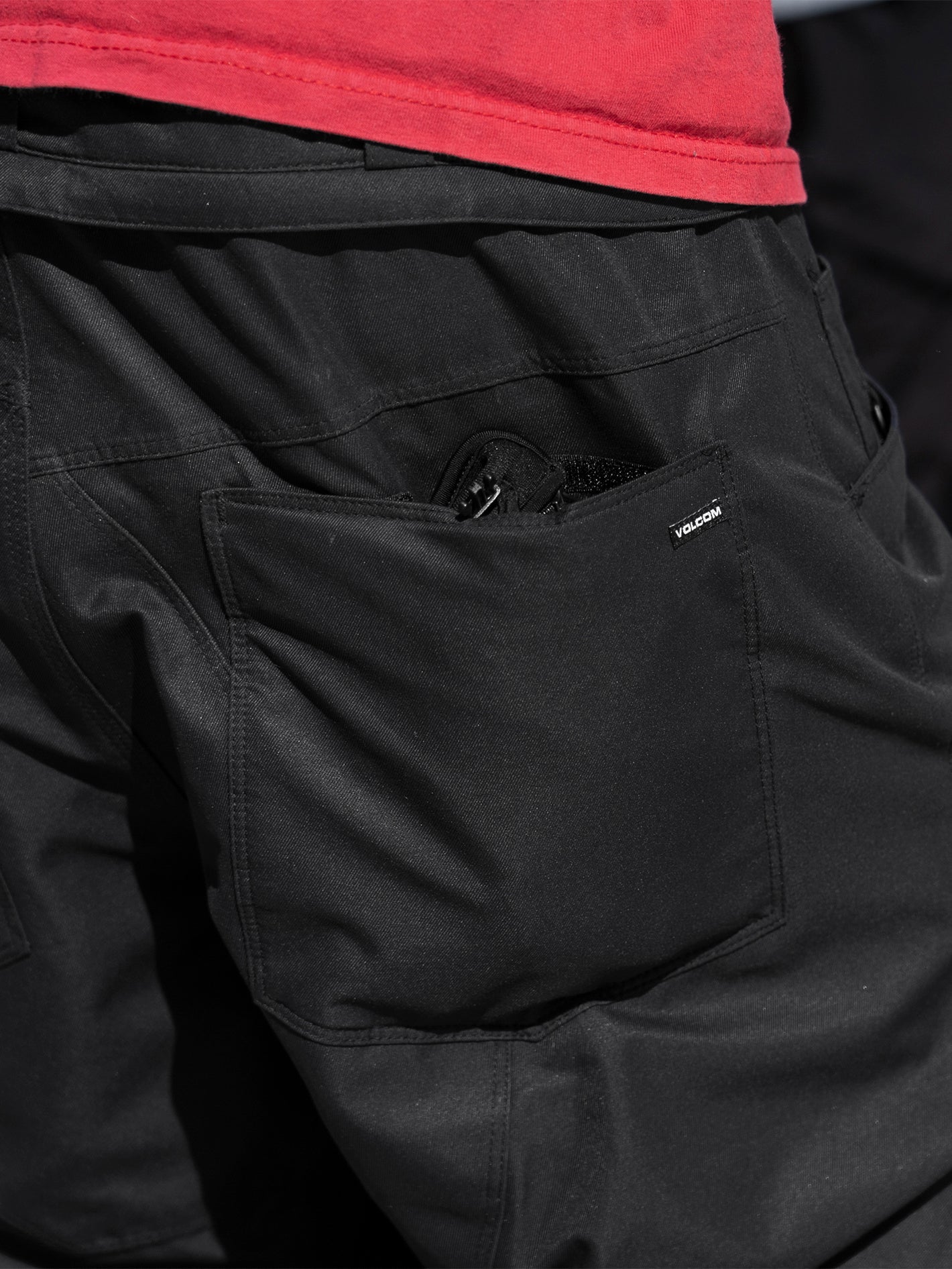 Mens 5-pocket PANTS - Black Black / XS