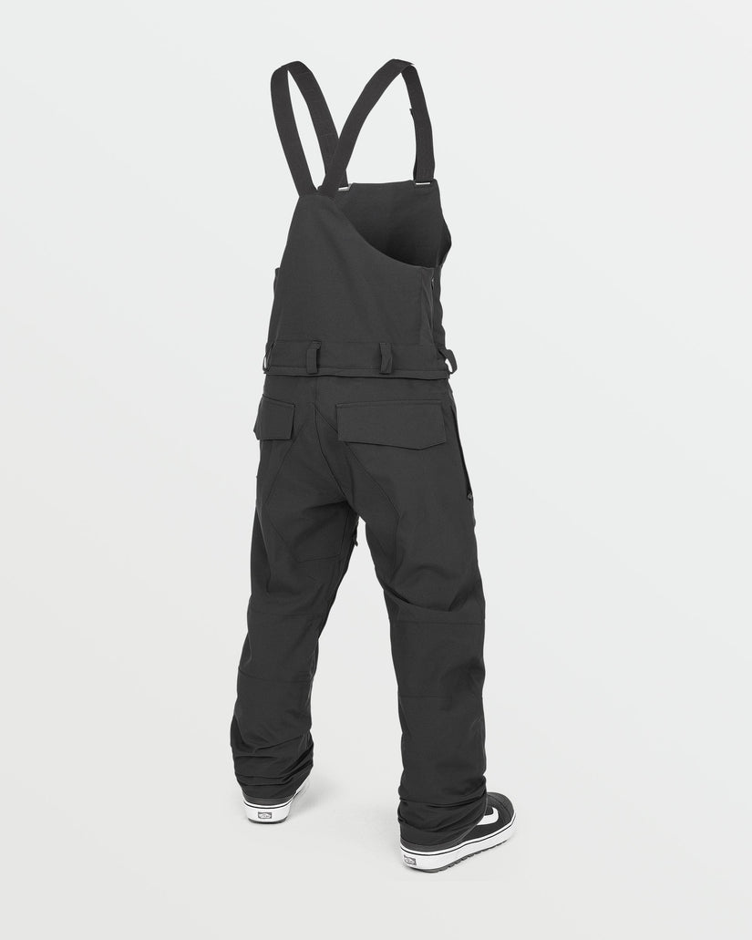 Mens Roan Bib Overalls - Black