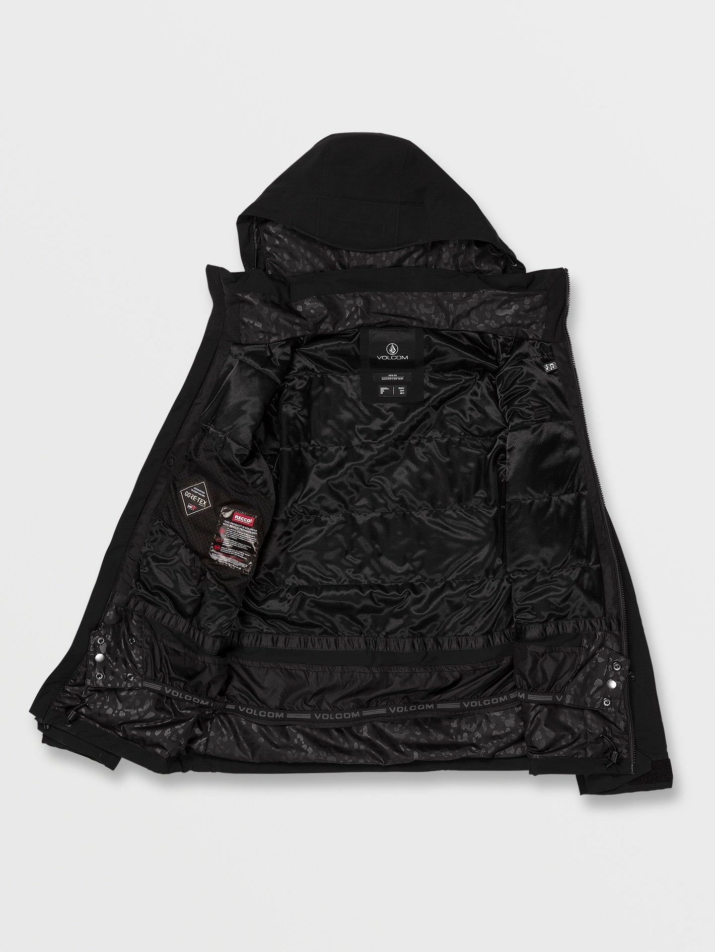 Womens 3D Stretch Gore Jacket - Black – Volcom Japan