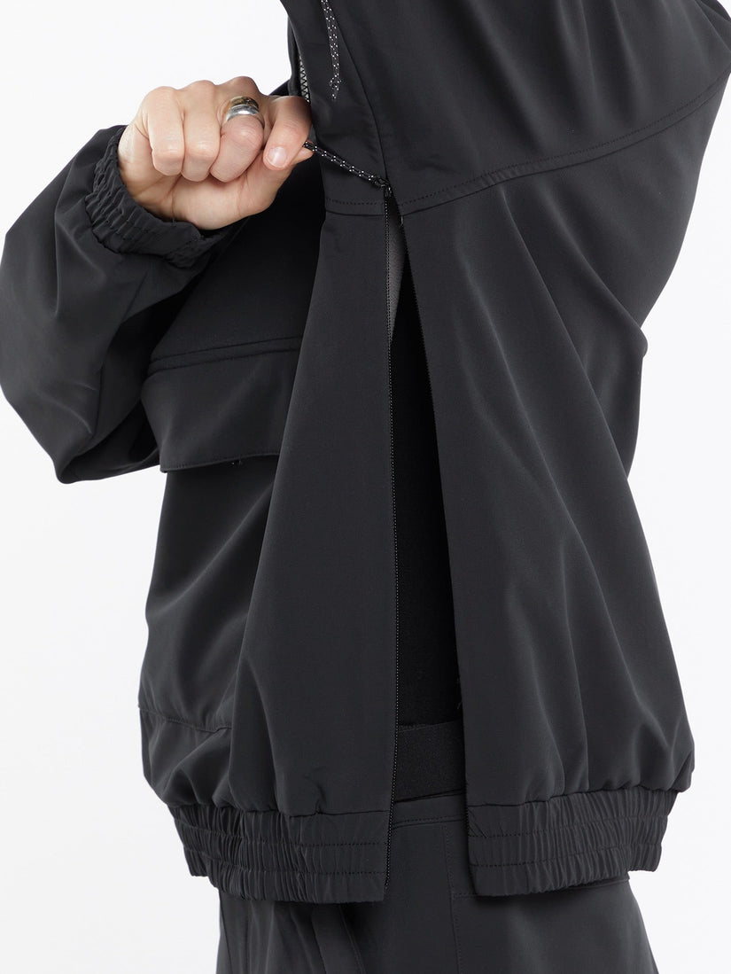 SINTER BONDED STRETCH JACKET - BLACK (H0652407_BLK) [30]