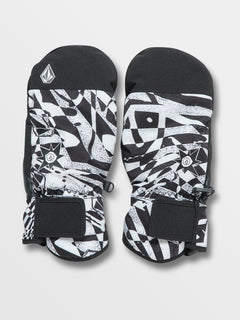 Japan Stone Mittens - Black White