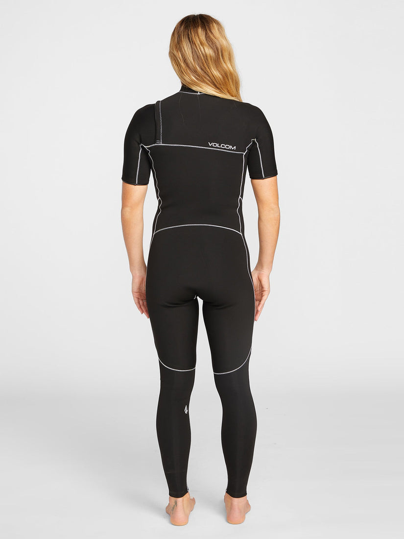 Womens Modulator 2mm Short Sleeve Wetsuit - Black