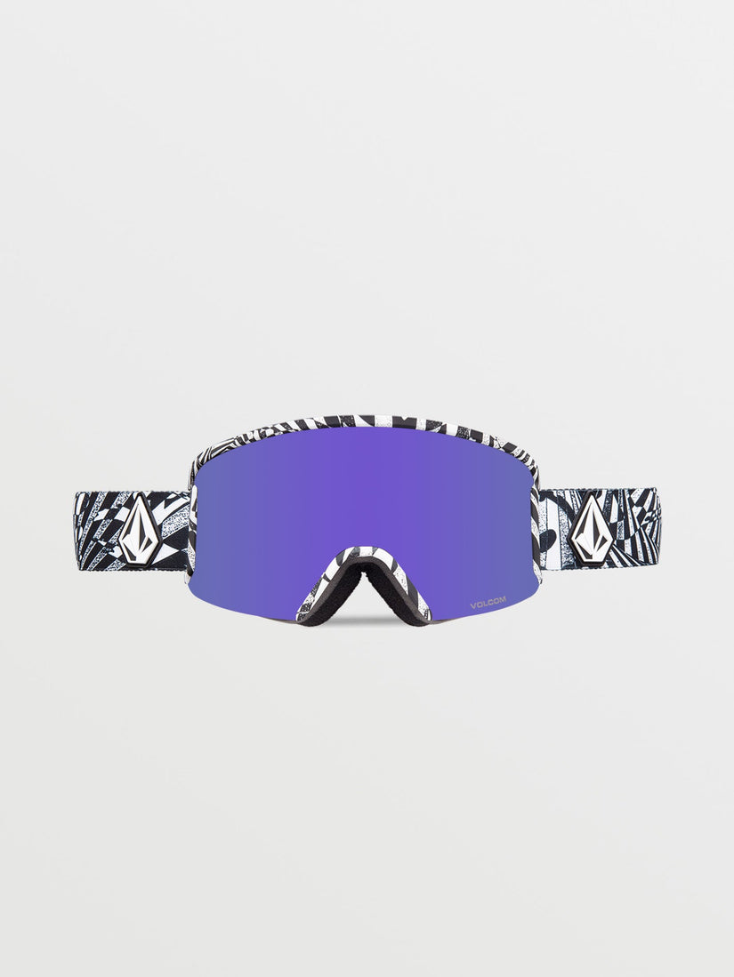 Garden Goggle - Op Art / Purple Chrome+BL