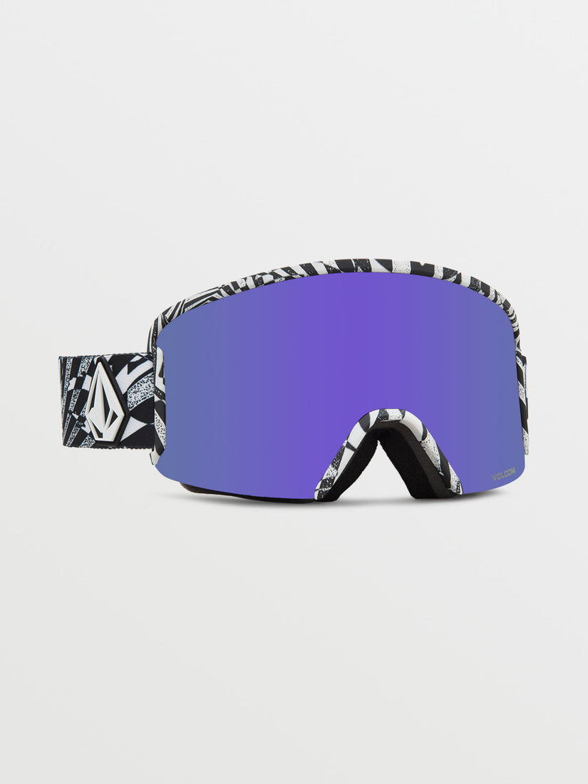 Garden Goggle - Op Art / Purple Chrome / Buckle