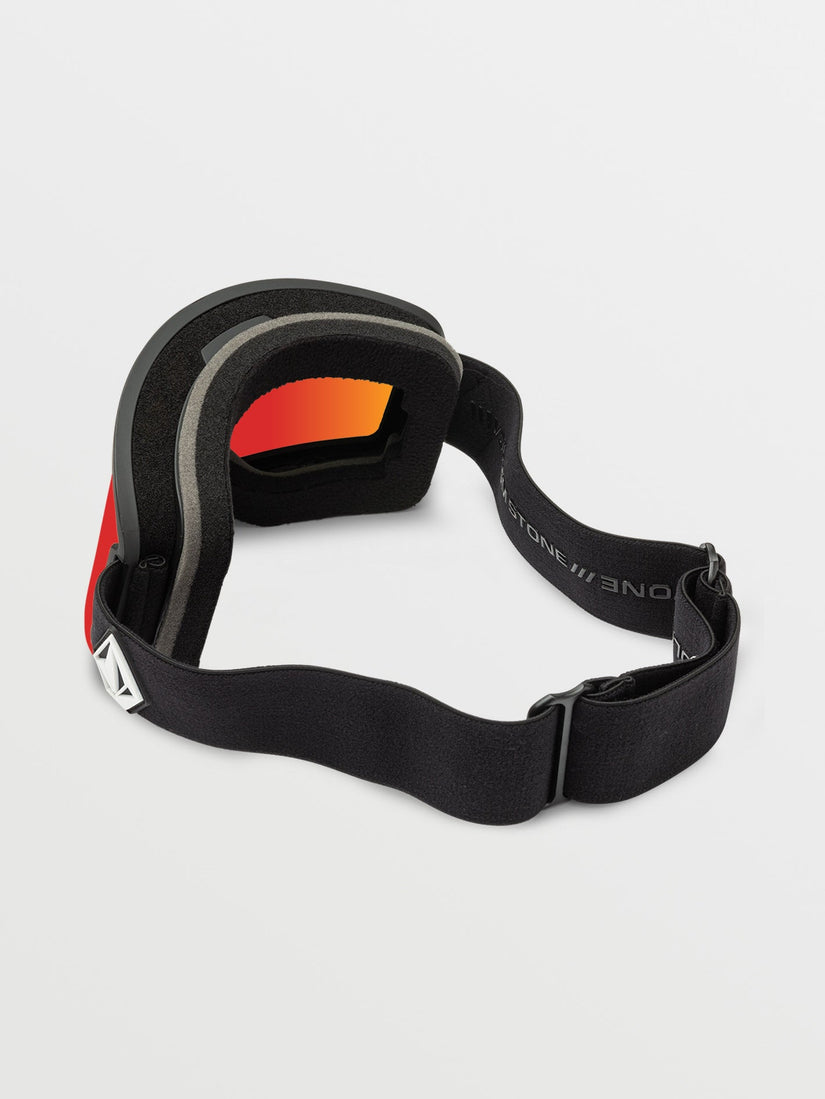 Garden Goggle - Matte Black / Red Chrome+BL