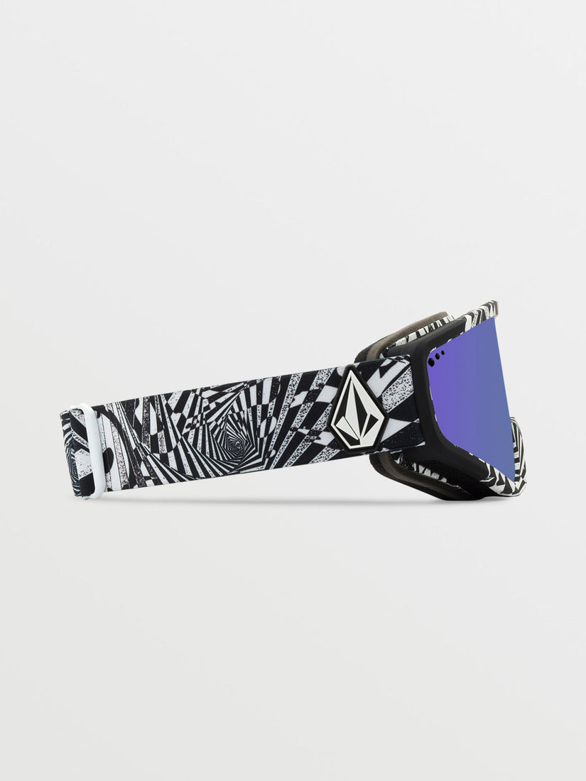 Attunga Goggle - Op Art / Purple Chrome+BL