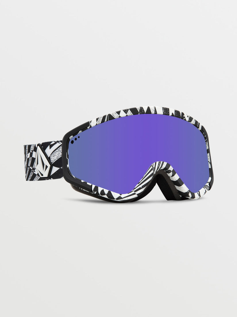 Attunga Goggle - Op Art / Purple Chrome+BL