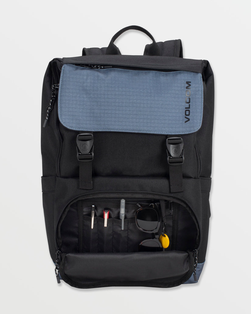 Charter Fold Over Backpack - Storm Blue