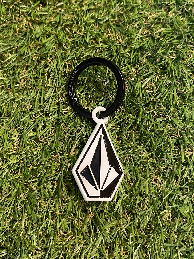 Stone Key Chain - Black