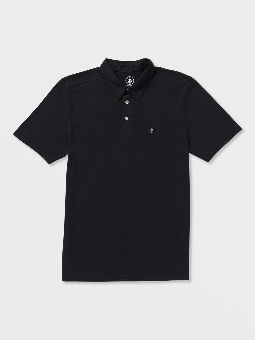 Banger Short Sleeve Polo Shirt - Tinted Black