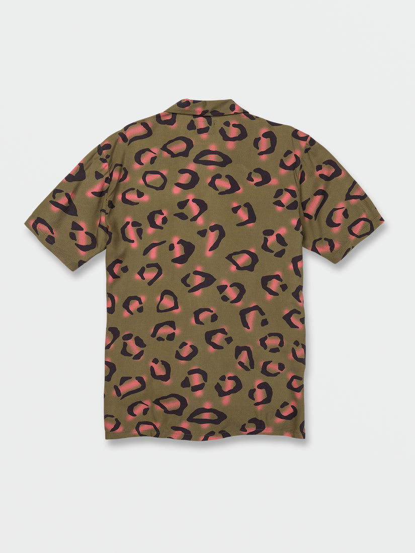 Stone Party Animals Short Sleeve Shirt - Military