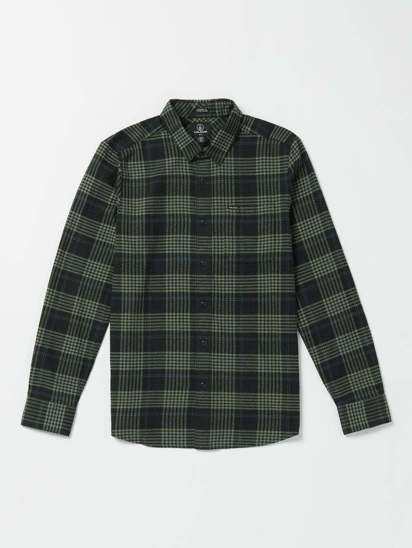 Caden Plaid Ls Black (A0532303_BLK) [F]