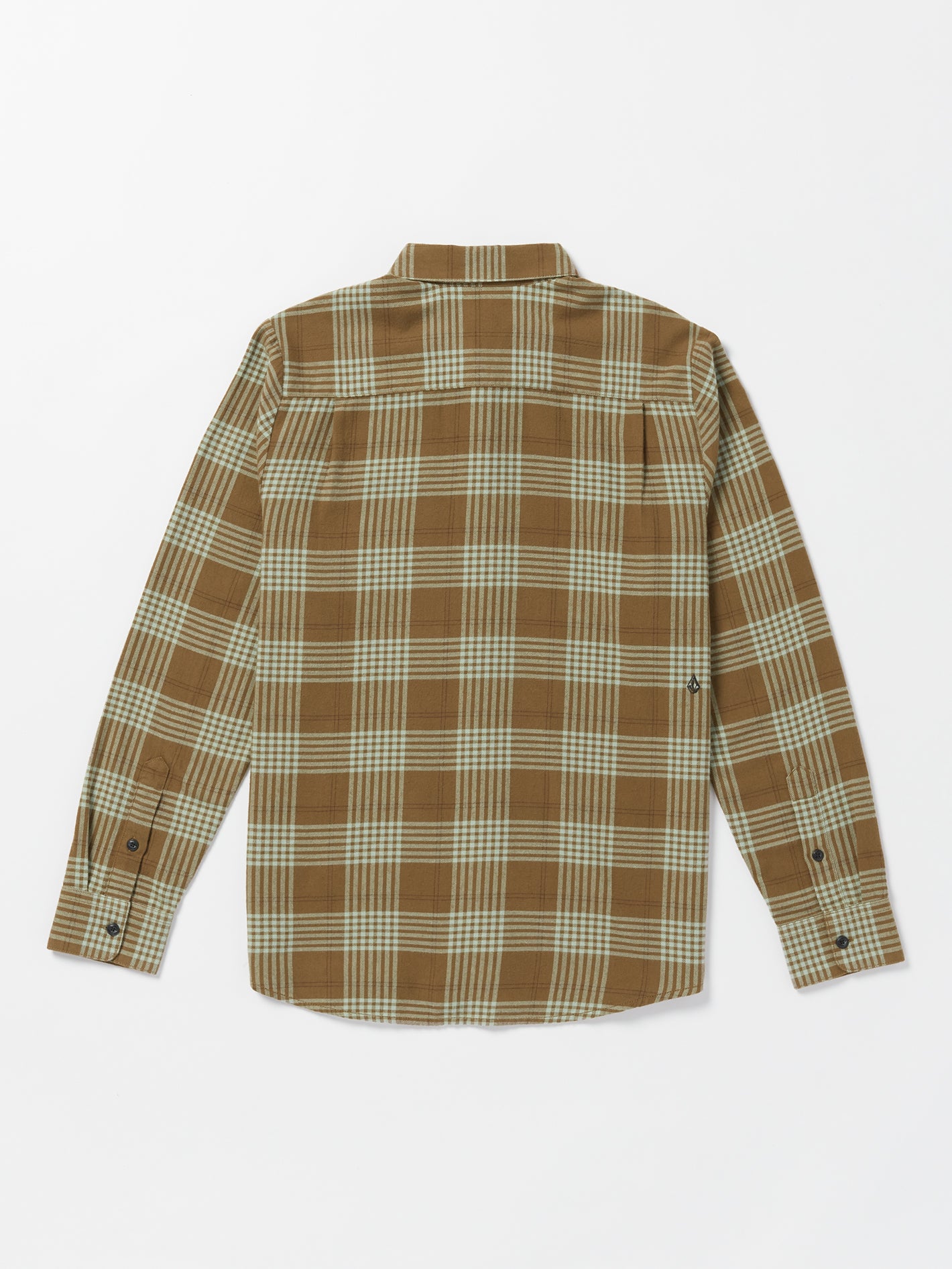 Caden Plaid Long Sleeve Shirt - Mud – Volcom Japan