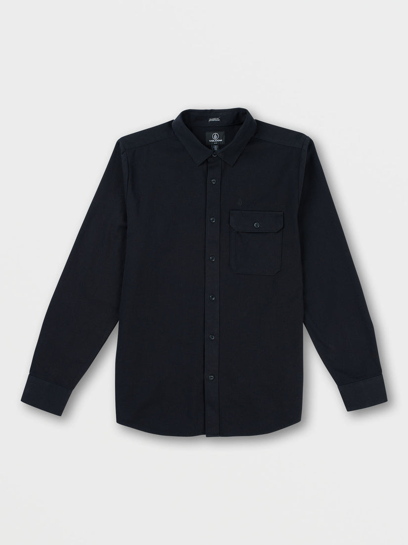 FRICKIN LONG SLEEVE WORK SHIRT - BLACK