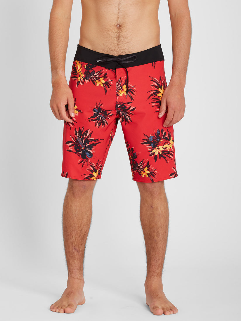 Mod Lido Print 20" Boardshort - Carmine Red (A0812101_CMR) [1]